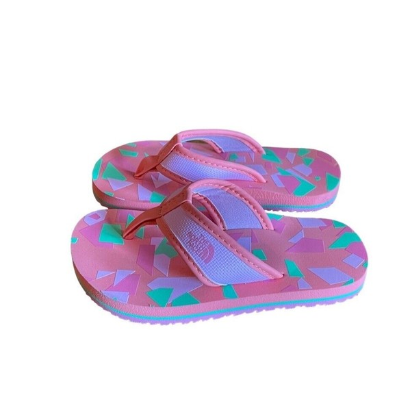 NWOT North Face Flip Flop Base Camp Mini Sz T  9.5* Lilac Sachet Pink Lemonade - Picture 9 of 10